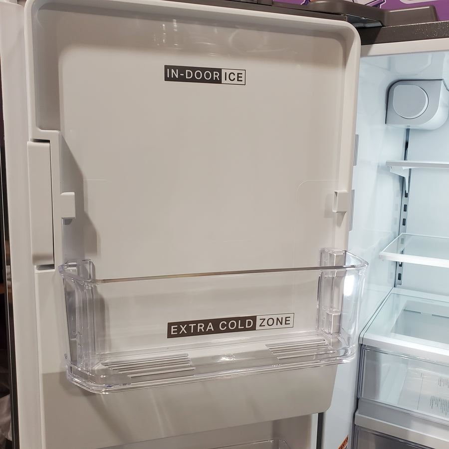 Whirlpool Counter-Depth 23.4-cu ft 3 -Door Refrigerator with Dual Ice Maker with Water and Ice Dispenser WRFC5236RZ - Scratch & Dent (Minor)