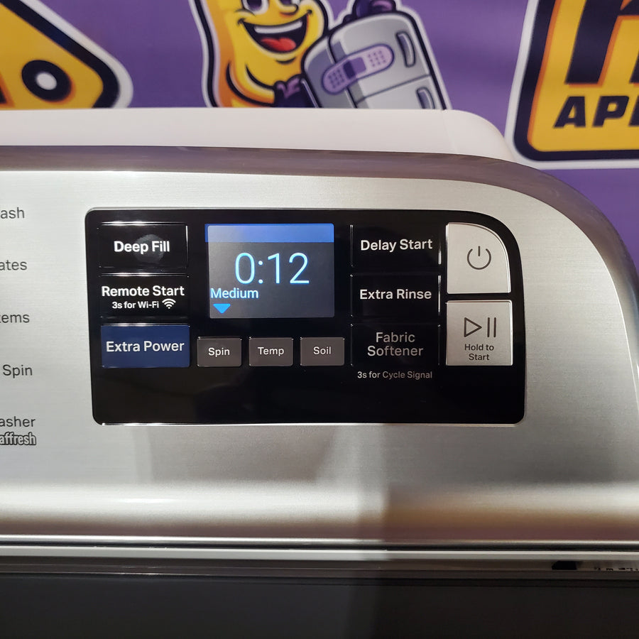 Maytag 5.2 Cu. Ft. Top Load Agitator Washer with Extra Power and Smart Appliance 22442620 - MTW6205RW - Open Box
