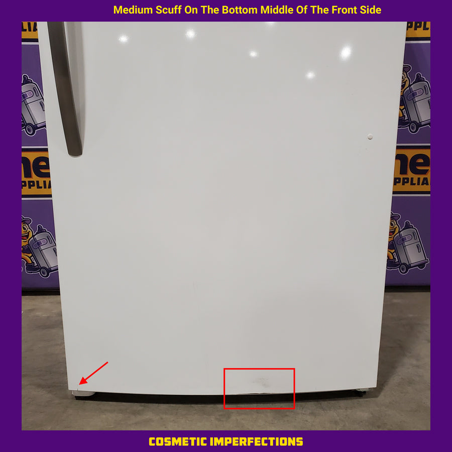Frigidaire 20 Cu. Ft. ENERGY STAR Garage Ready White Upright Freezer with EvenTemp™ Cooling System FFUE2024AW - Scratch & Dent (Minor)