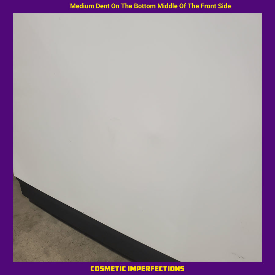 Samsung 5.0 cu. ft. Top Load Washing Machine with Active Water Jet WA50R5200AW - Scratch & Dent (Moderate) and Samsung White Smart Electric 7.4 Cu. Ft. Dryer with Sensor Dry and Steam Sanitize+ DVE52A5500W - Scratch & Dent (Minor)