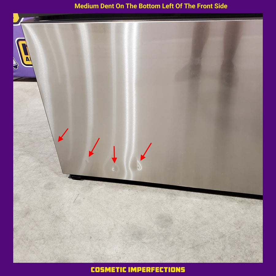 Samsung Bespoke Stainless Steel 3 Door French Door 30 Cu. Ft. Refrigerator with Beverage Center 22521663 - RF30BB660012 - Scratch & Dent (Moderate)