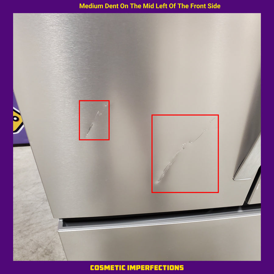 Whirlpool French Door 31 Cu. Ft. Refrigerator with Total Coverage Cooling in Fingerprint Resistant Stainless Steel 22121487 - WRFF3136SZ - Scratch & Dent (Moderate)