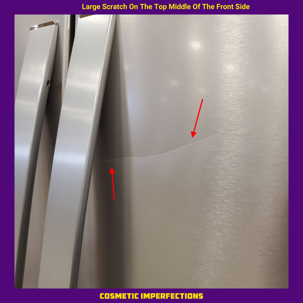 Pictures of Whirlpool French Door 31 Cu. Ft. Refrigerator with Total Coverage Cooling in Fingerprint Resistant Stainless Steel 22121489 - WRFF3136SZ - Scratch & Dent (Moderate) - Neu Appliance Outlet - Discount Appliance Outlet in Austin, Tx
