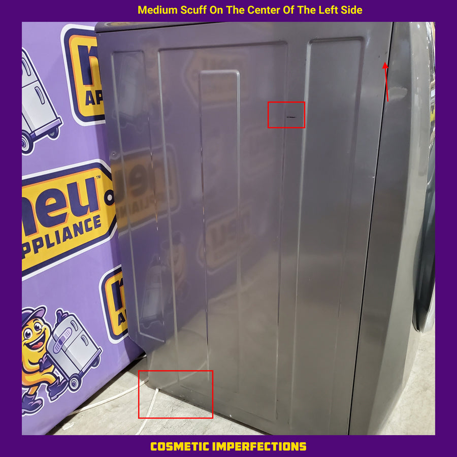 Electrolux Titanium Front Load 600 Series 4.5 Cu. Ft. Washer with Smartboost ELFW7637AT - Scratch & Dent (Minor) and Electrolux 500 Series Electric Steam 8.0 cu ft ENERGY STAR Dryer with Instant Refresh Cycle  ELFE7537AT - Scratch & Dent (Moderate)