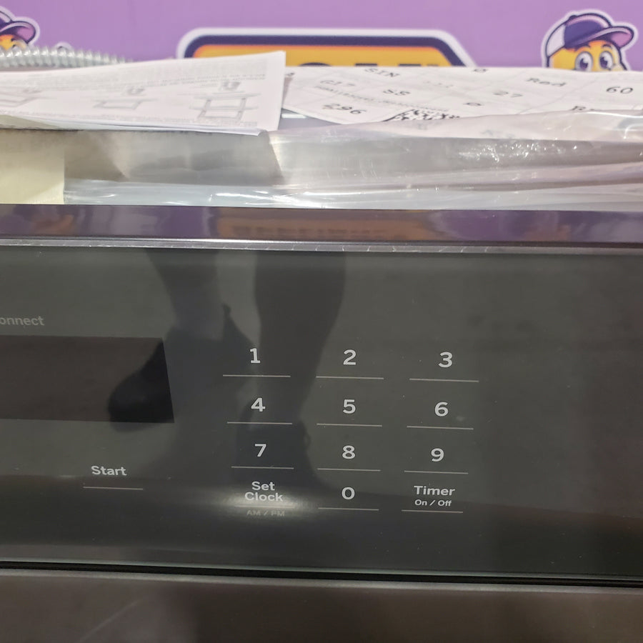 GE 27 inch Single Electric Wall Oven Self + Steam Cleaning in Stainless Steel JKS3000SNSS - Open Box