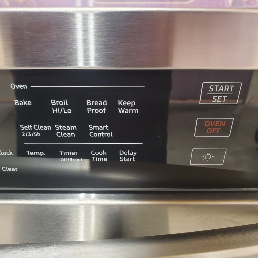 Samsung 5.1 cu. ft. Electric Wall Oven and Microwave Combo in Stainless Steel with Wi-Fi Connectivity NQ70T5511DS - Open Box