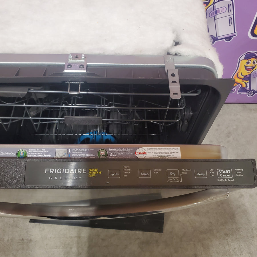 Frigidaire Gallery 24-in Top Control Built-in Dishwasher, OrbitClean Wash System, 51-Decibel in Stainless Steel GDHH4527AF - Scratch & Dent (Moderate)