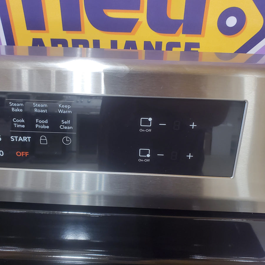 Frigidaire Gallery 30-in 4 Burners 5.3-cu ft , Air Fry Convection Oven Freestanding Single Induction Range in Stainless Steel GCRI3060BF - Scratch & Dent (Minor)