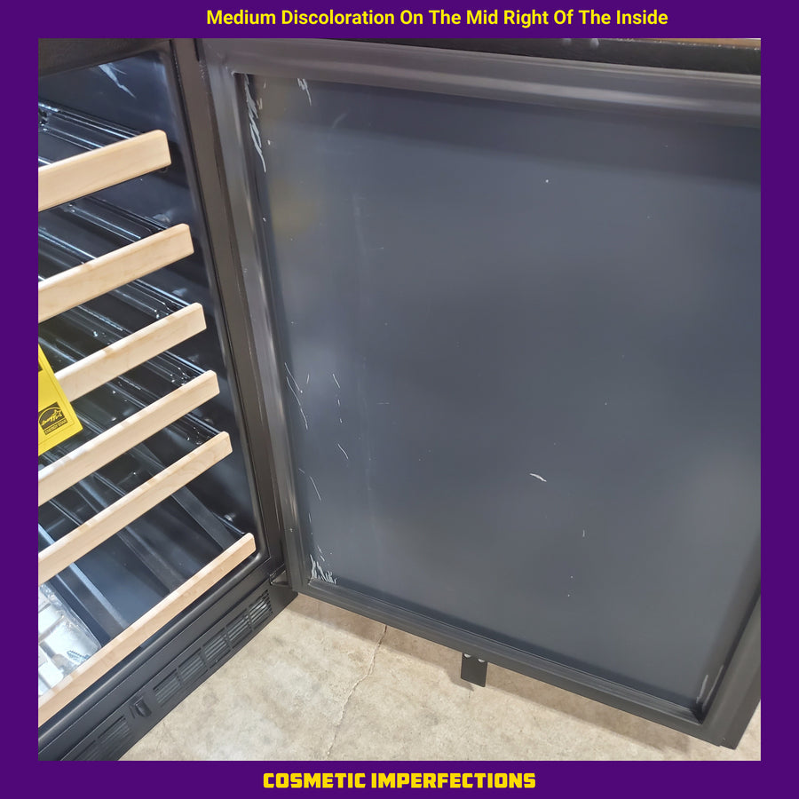 Marvel 24 Inch Wine Cooler with 45 Bottle Capacity, 6 Wine Racks, Glass Door, LED Light, and Electronic Controls MLWC324-IS01A - Scratch & Dent (Minor)