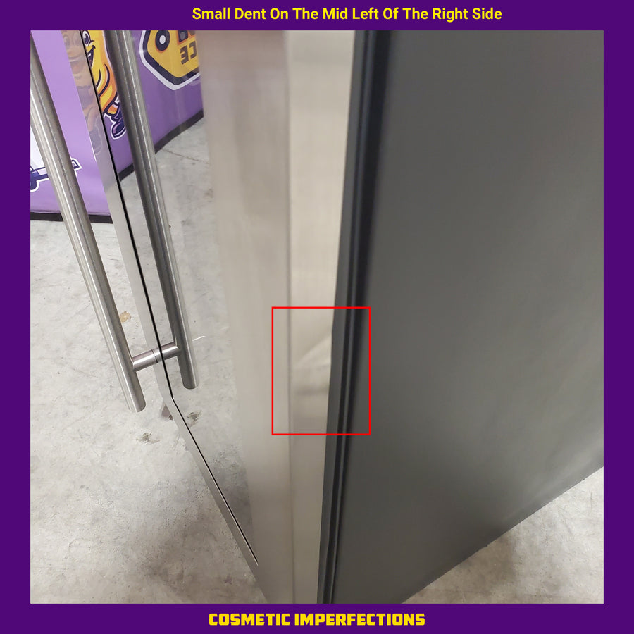 U-Line 1 Class 24-bottle Wine Refrigerator with Convection Cooling System in Stainless Steel UHWC115-SG01A - Scratch & Dent (Minor)