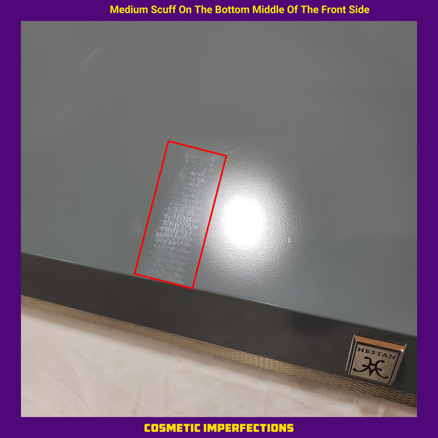 Hestan 48 Inch Wall Mount Chimney Style Hood with CircuFlow Ventilation System™, Variable Speed Blower, 3 LED Lighting, and 900 CFM Blower KVC48-GG - Scratch & Dent (Moderate)