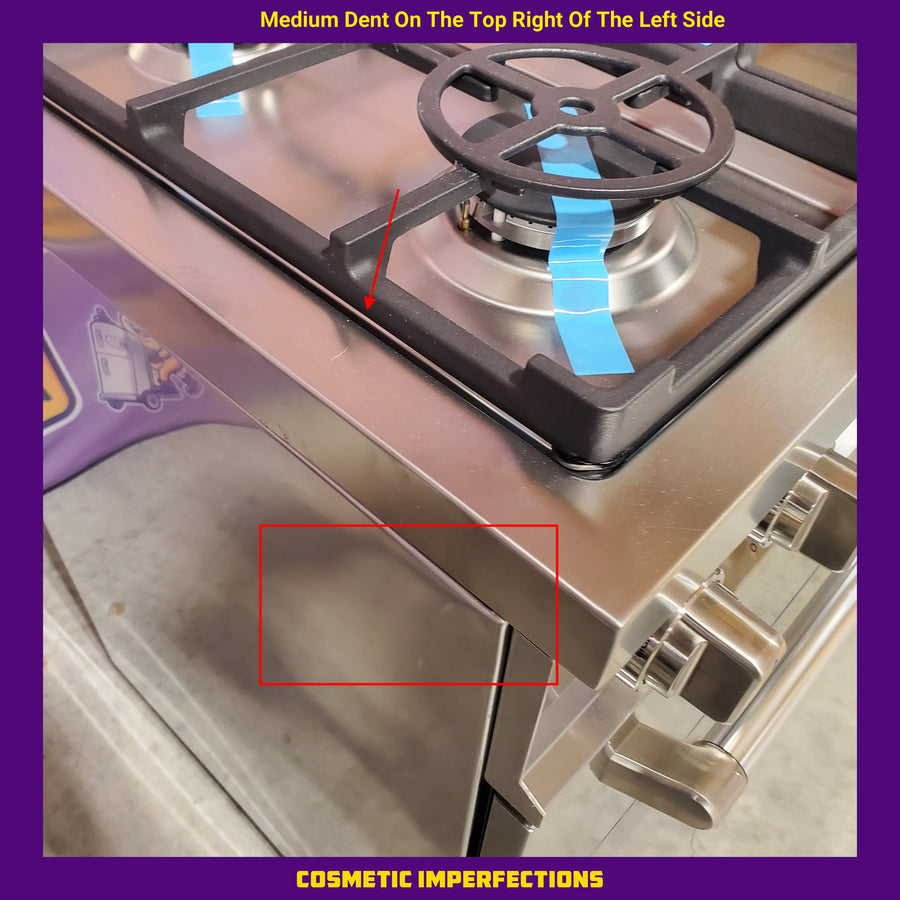 Bertazzoni Master Series 36 inch All Gas Range, 5 Burners MAS365GASXV - Scratch & Dent (Minor)