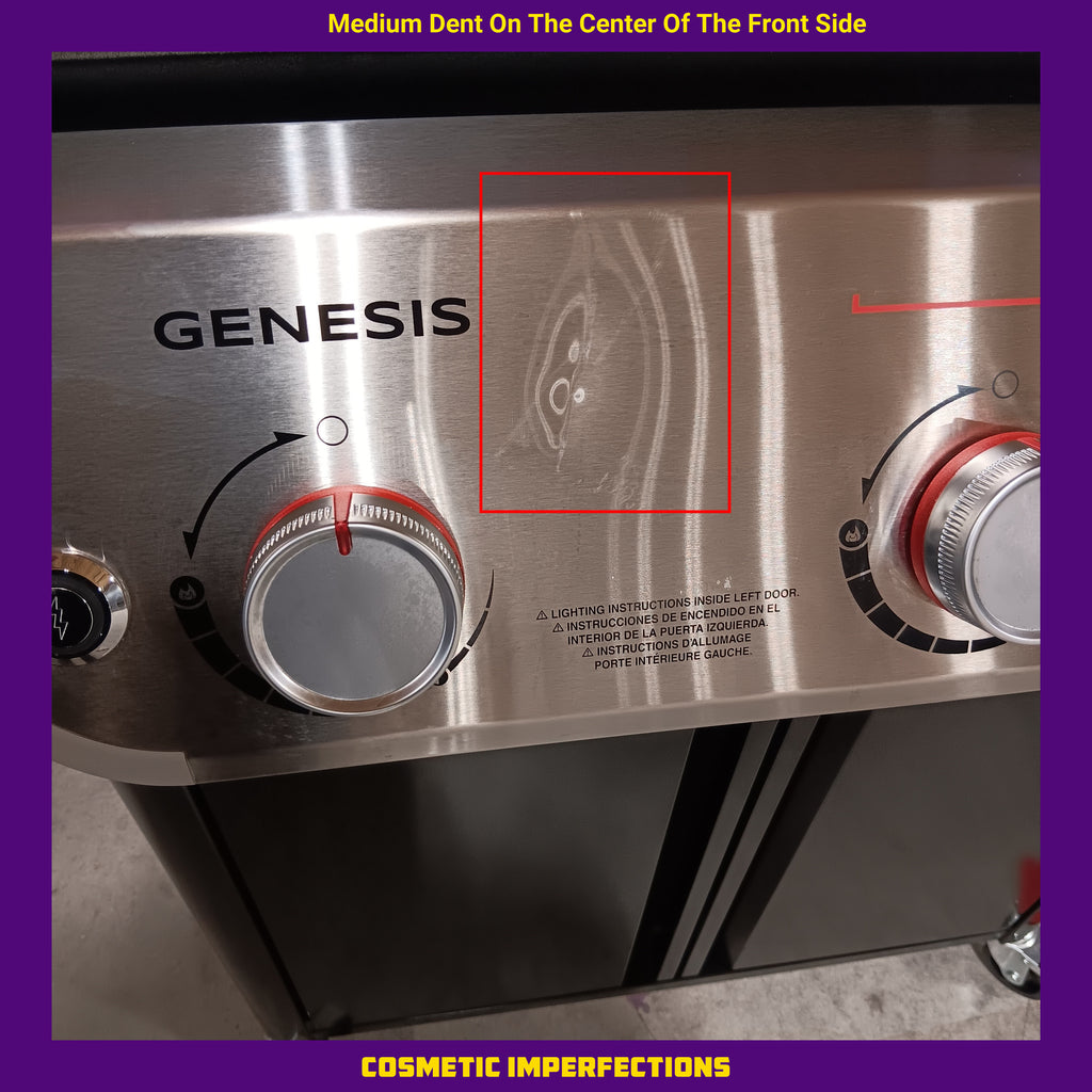 Weber Genesis E-325 3-Burner Liquid Propane Gas Grill in Black with Large Sear Zone 22521694 - GENESIS E-325 - Certified Refurbished