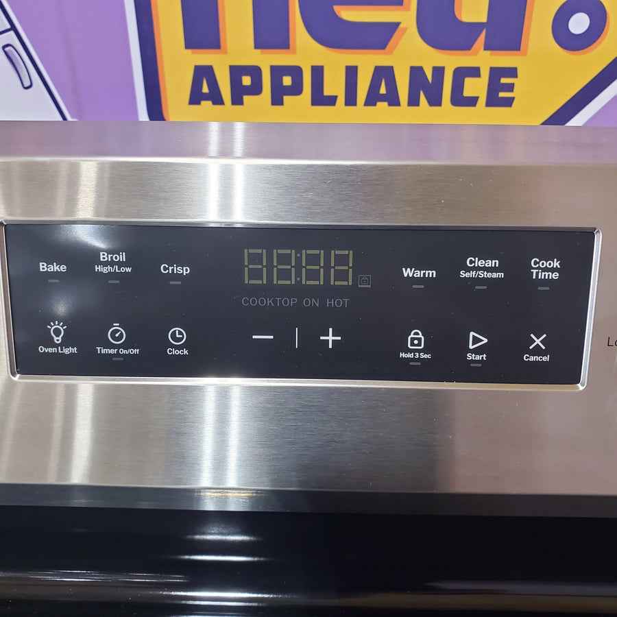 GE Stainless Steel Free-Standing Electric Range with Crisp Mode GRF500PVSS - Scratch & Dent (Minor)