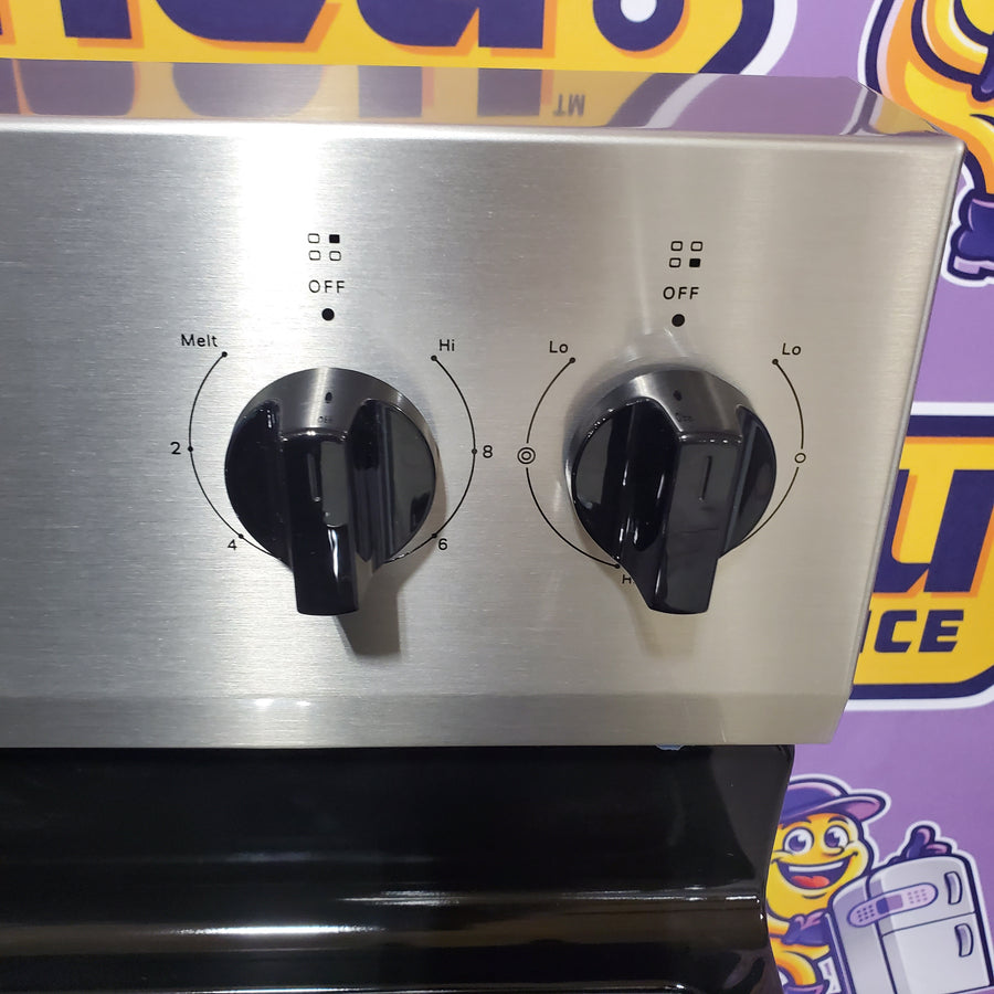 Whirlpool Stainless Steel Electric 30 Inch Range with No Preheat Mode WFES3030RS - Scratch & Dent (Minor)