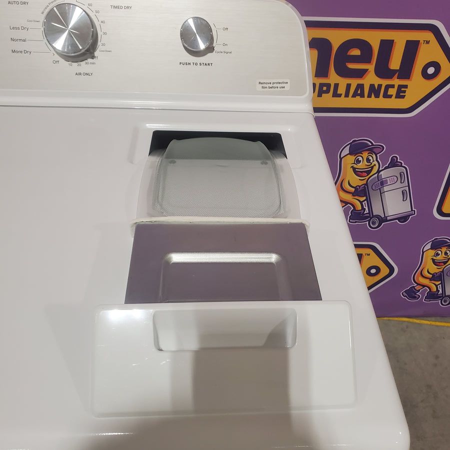MayTag 7.0 cu. ft. Top Load Electric Wrinkle Prevent Dryer MED4500MW - Open Box