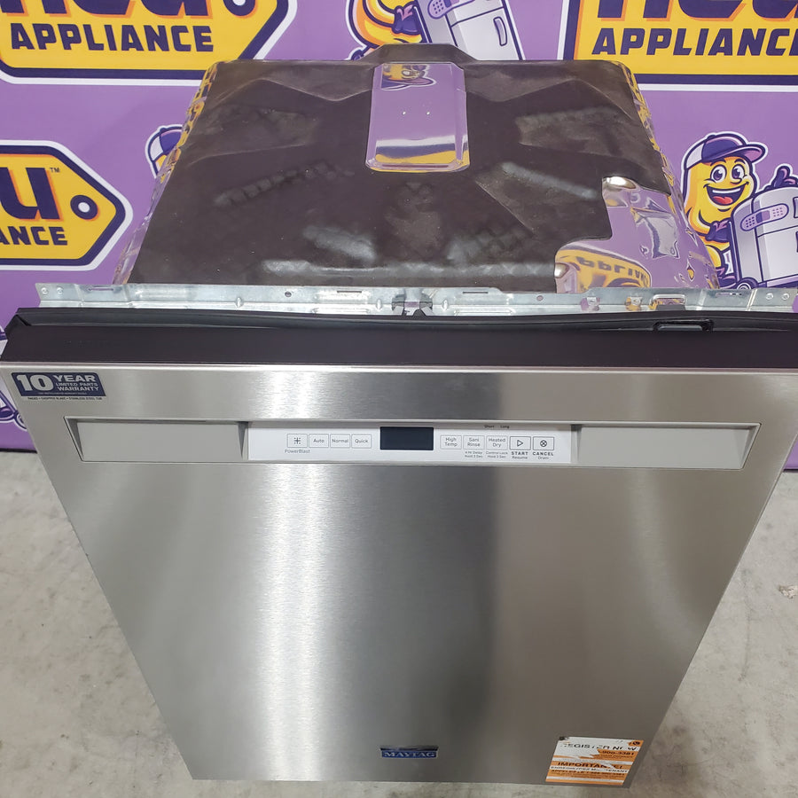Maytag Front Control Dishwasher with Dual Power Filtration and PowerBlast® Cycle 22421758 - MDB4949SKZ - Open Box