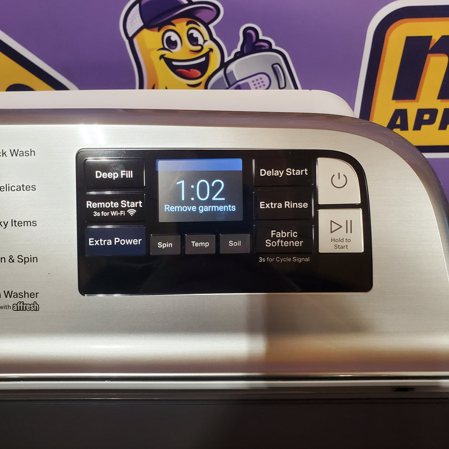 Maytag 5.2 Cu. Ft. Top Load Agitator Washer with Extra Power and Smart Appliance 22442617 - MTW6205RW - Open Box