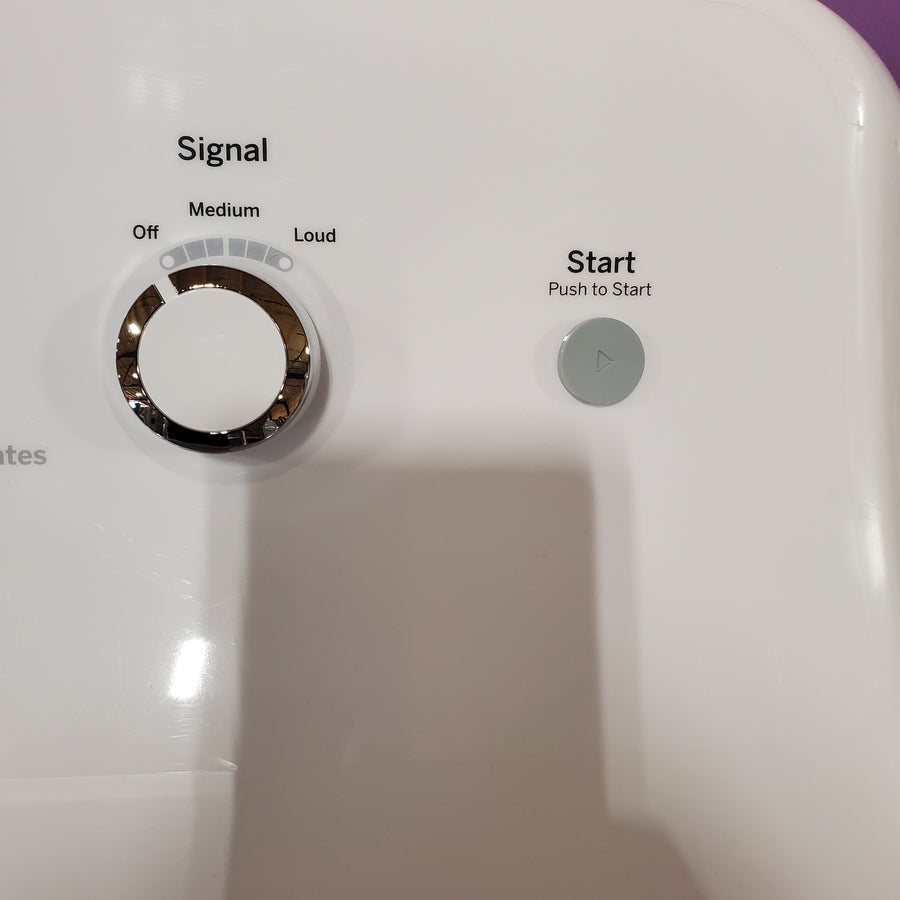 GE White Electric 7.2 Cu. Ft. Dryer with Aluminized Alloy Drum GTD42EASJWW - Certified Refurbished