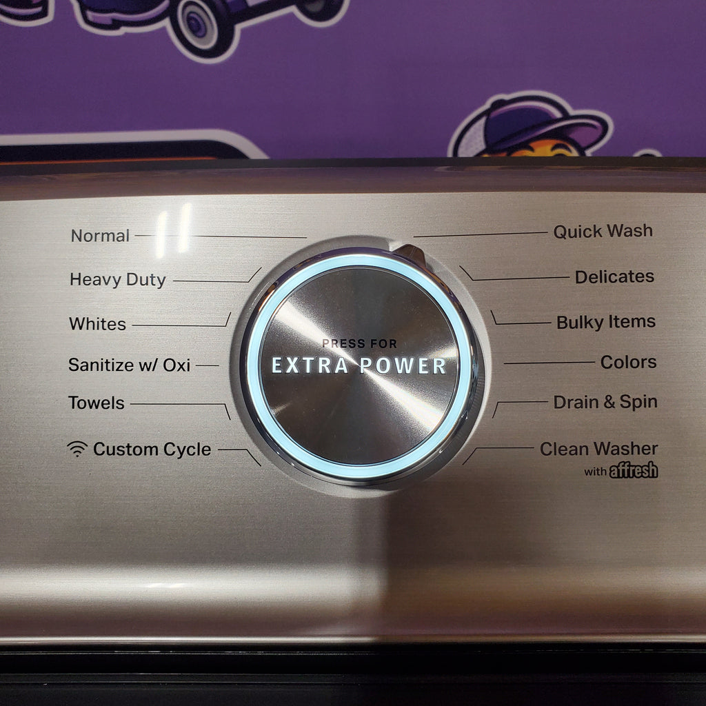 Maytag 5.2 cu. ft. Pet Pro Top Load Washer in Midnight Steel with Agitator, Extra Power and Sanitize Cycle with Oxi 22521669 - MTW7205RF - Open Box