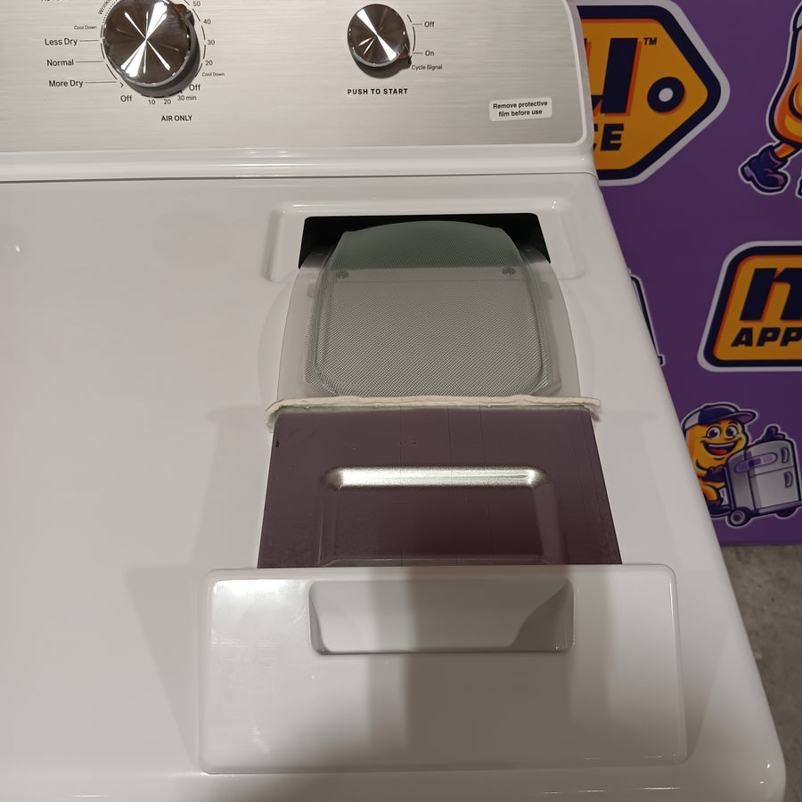 Maytag 4.5 cu. ft. Capacity Top Load Washer with Power™ Agitator and Deep Fill MVW4505MW - Scratch & Dent (Moderate) and Maytag 7.0 cu. ft. Capacity Top Load Electric Wrinkle Prevent Dryer 16286 - MED4500MW - Scratch & Dent (Minor)