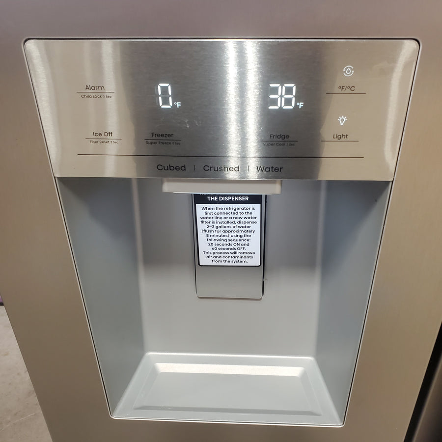 Hisense 29.1 cu. ft. Standard Depth Side by Side Refrigerator Stainless Steel HRS290P5FSE - Scratch & Dent (Moderate)