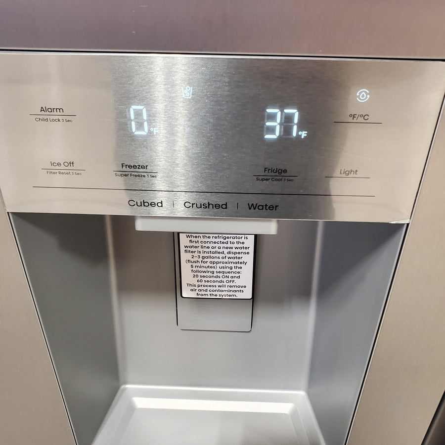 Hisense 29.1 cu. ft. Standard Depth Side by Side Refrigerator Stainless Steel 22142804 - HRS290P5FSE - Scratch & Dent (Moderate)