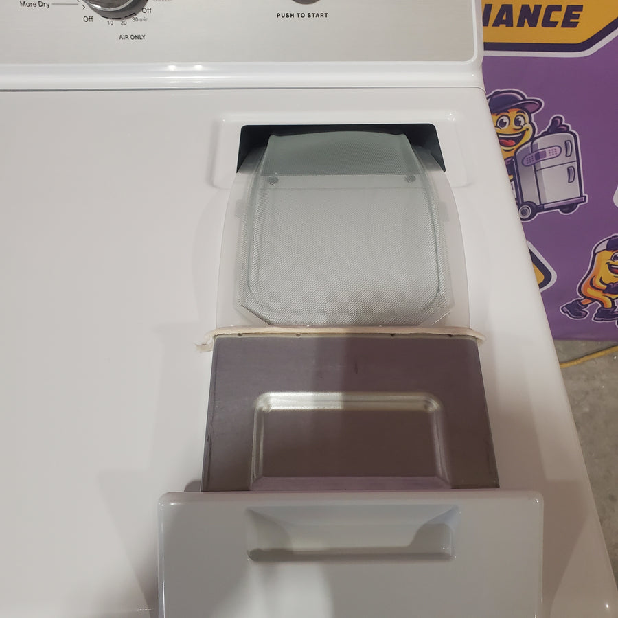 Maytag 4.5 cu. ft. Capacity Top Load Washer with Power™ Agitator and Deep Fill MVW4505MW - Open Box and Maytag 7.0 cu. ft. Capacity Top Load Electric Wrinkle Prevent Dryer 16321 - MED4500MW - Scratch & Dent (Minor)
