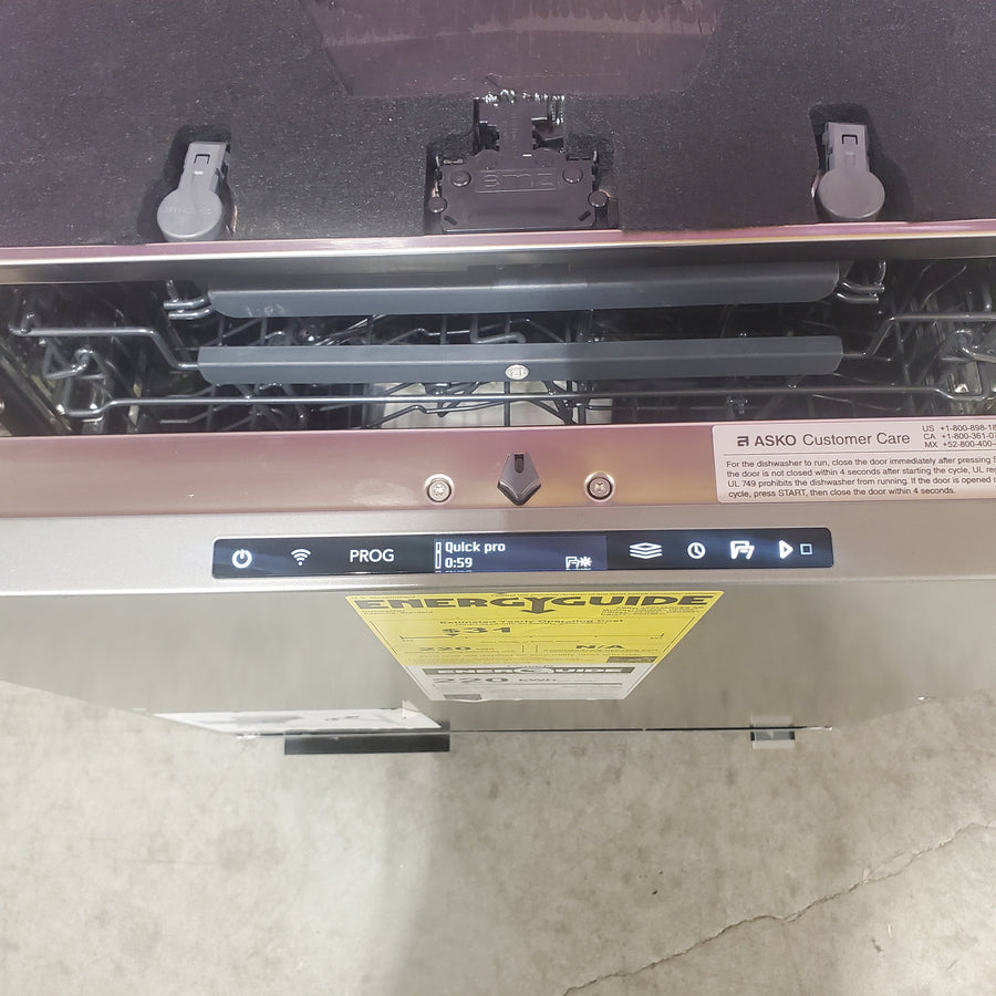 ASKO 50 Series Fully-Integrated Panel Ready Built-In Smart Dishwasher DFI565 - Open Box