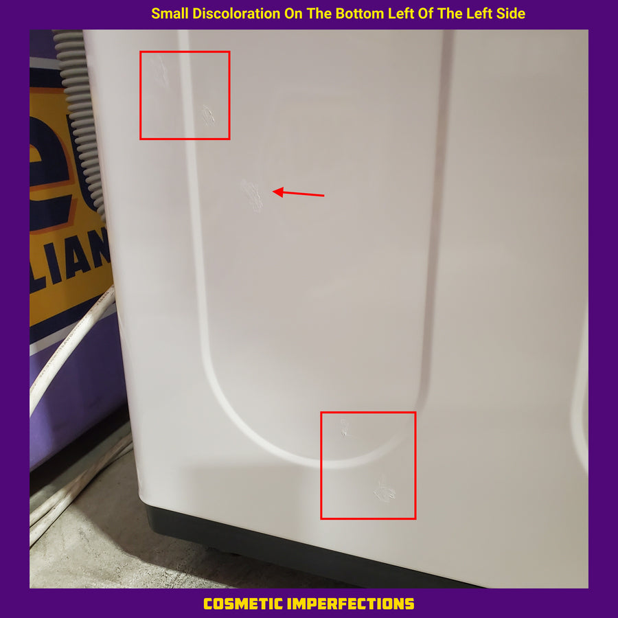 LG 5.5 cu. ft. Mega Capacity Top Load Washer with Impeller in Alpine White WT8400CW - Scratch & Dent (Minor)