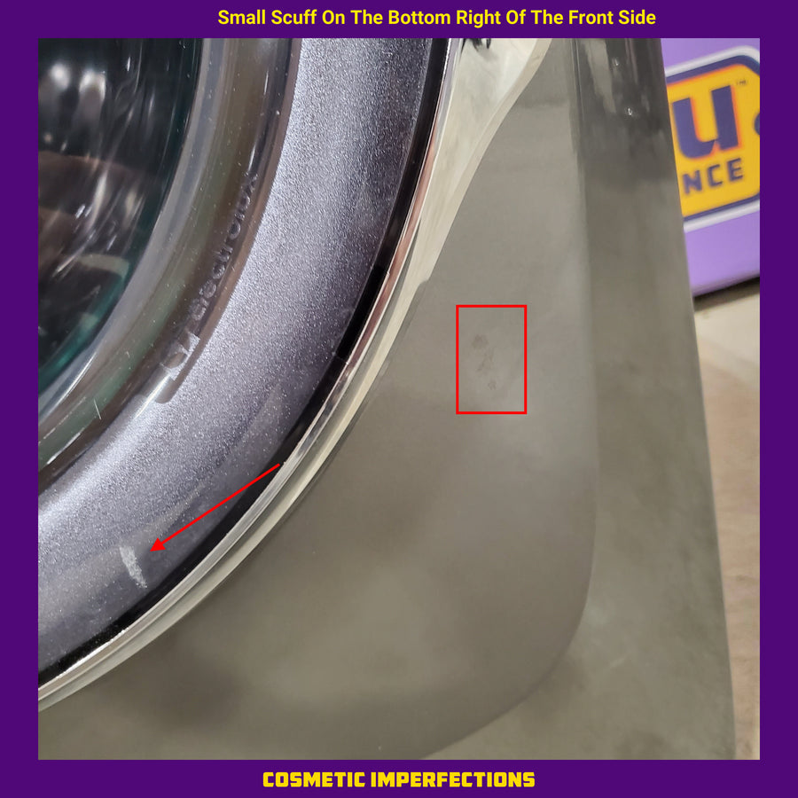 Electrolux Titanium Front Load 600 Series 4.5 Cu. Ft. Washer with Smartboost and Hand Wash Cycle ELFW7637AT - Scratch & Dent (Moderate)