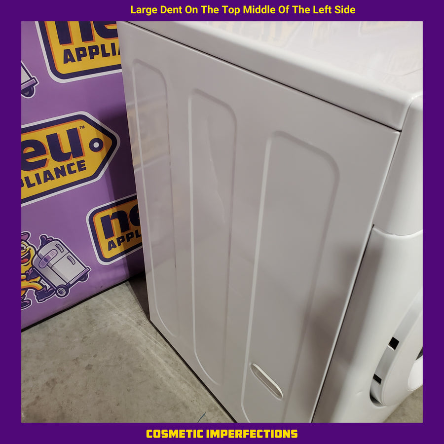 LG Ultra Large Capacity Front Load 4.5 Cu. Ft. Washer in White with ColdWash Technology WM3400CW - Scratch & Dent (Moderate) and LG 7.4 cu. ft. Large Capacity Electric Dryer in White DLE3400W - Open Box