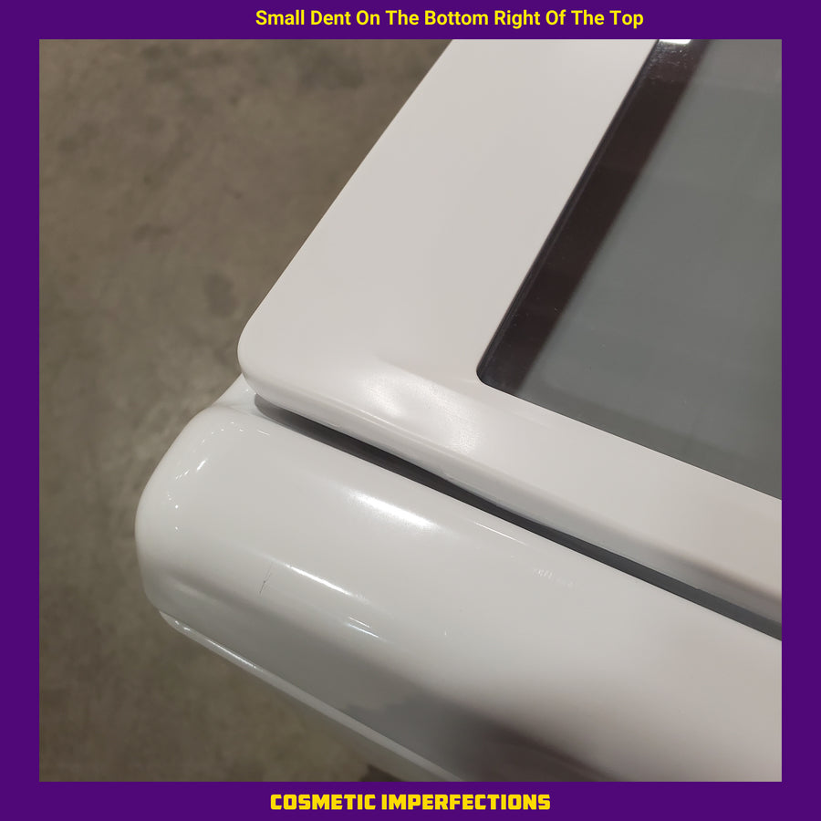 Whirlpool Top Load 4.7 Cu. Ft. Washer with 2-in-1 Removable Agitator in White WTW5057LW - Open Box and Whirlpool 7.4 cu. ft. White Electric Dryer with Steam and Advanced Moisture Sensing Technology, ENERGY STAR 16263 - WED8127LW - Scratch & Dent (Minor)