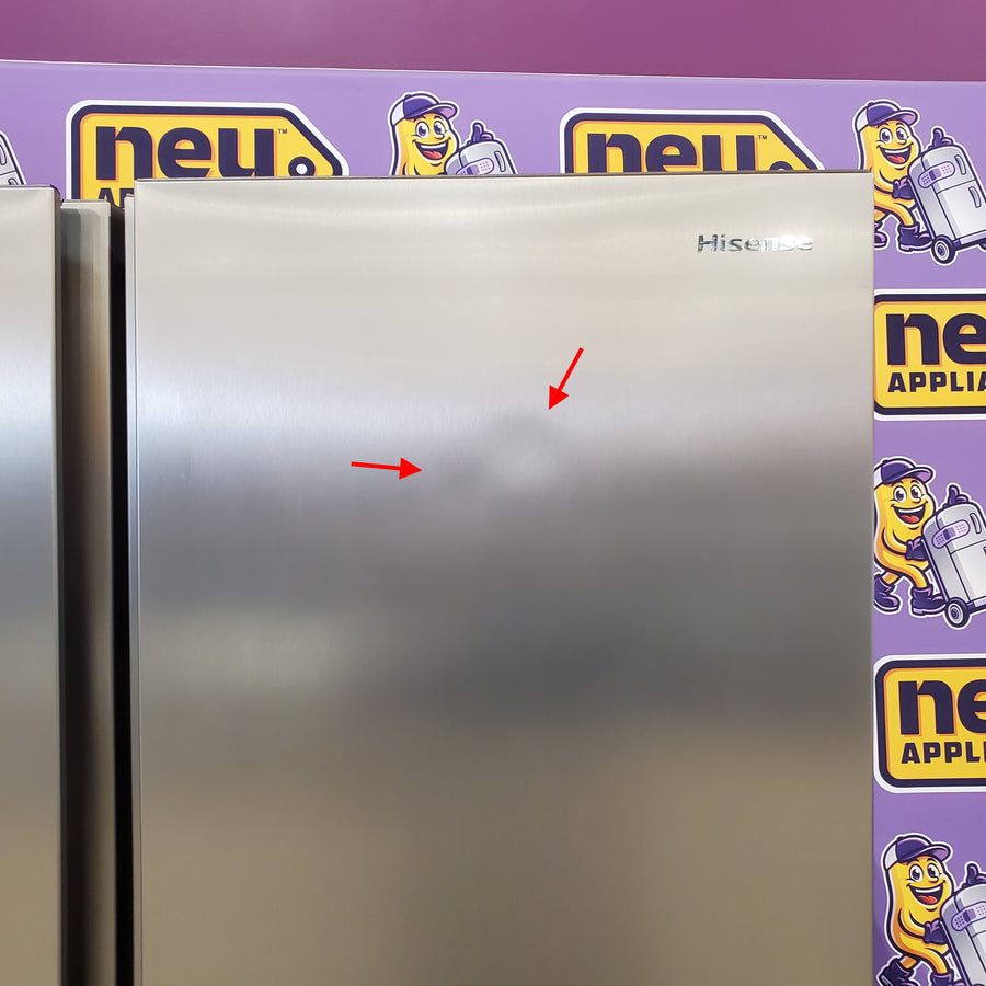 Hisense 29.1 cu. ft. Standard Depth Side by Side Refrigerator Stainless Steel 22321474 - HRS290P5FSE - Scratch & Dent (Moderate)