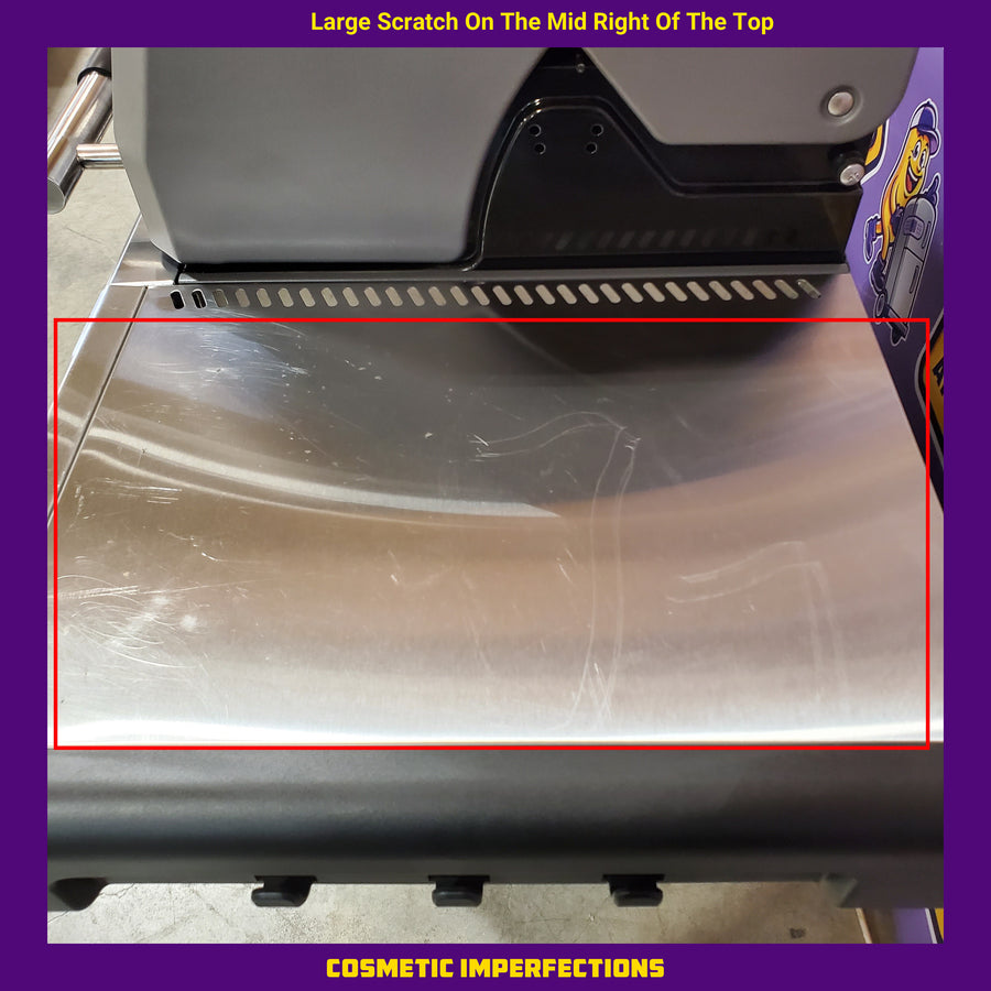 Charbroil® Commercial Series™ 4 Burner Gas Grill & Griddle in Stainless Steel 463263924 - Scratch & Dent (Moderate)