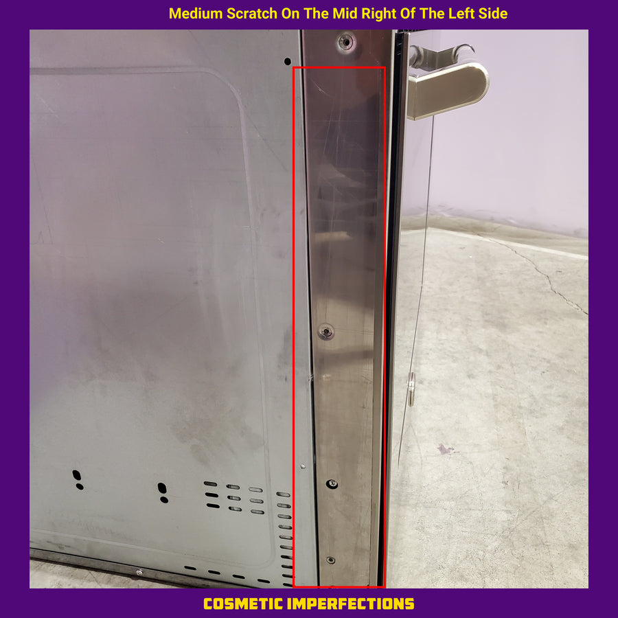 Bertazzoni 30" Built-In Double Electric Convection Wall Oven Self-Clean in Stainless Steel MAST30FDEXV - Scratch & Dent (Minor)