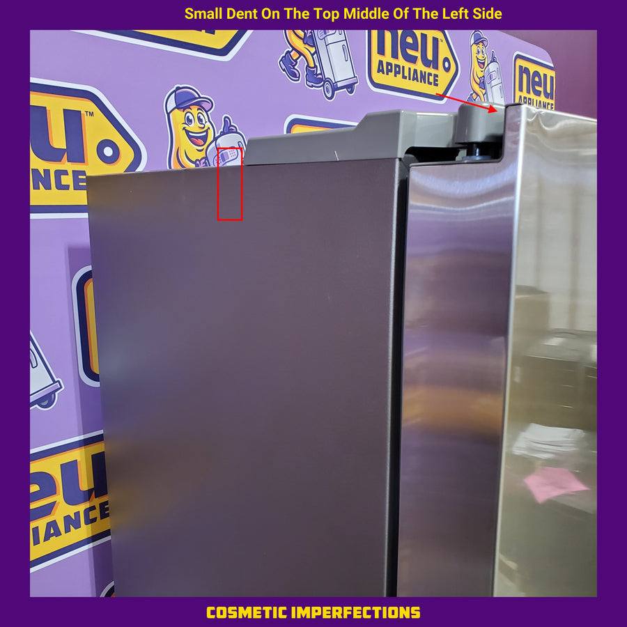 Samsung 36 in. 22 cu. ft. Counter Depth Smart Side by Side Refrigerator in Fingerprint-Resistant Stainless Steel RS22T5201SR - Scratch & Dent (Minor)