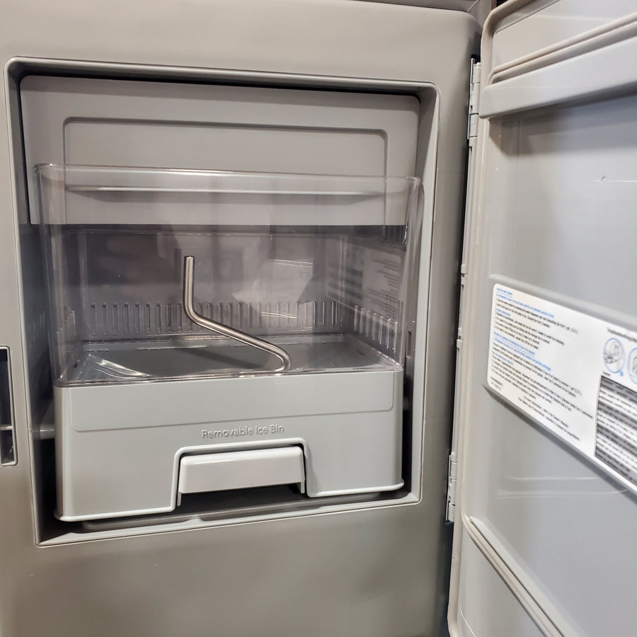 KitchenAid 36 in. 30 cu. ft. Standard Depth French Door Refrigerator in PrintShield Stainless with Exterior Water and Ice KRFF436SPS - Scratch & Dent (Moderate)