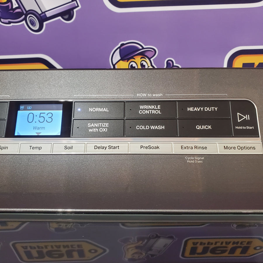 Whirlpool Chrome Shadow 5.2 - 5.3 cu. ft. ENERGY STAR Top Load Washer with 2 in 1 Removable Agitator and Load & Go™ Dispenser 22521684 - WTW8127LC - Open Box