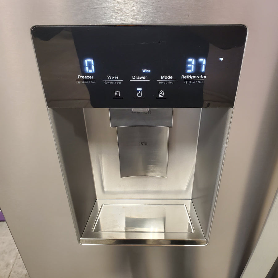 Whirlpool Counter-Depth 23.4-cu ft 3 -Door Refrigerator with Dual Ice Maker with Water and Ice Dispenser WRFC5236RZ - Scratch & Dent (Minor)