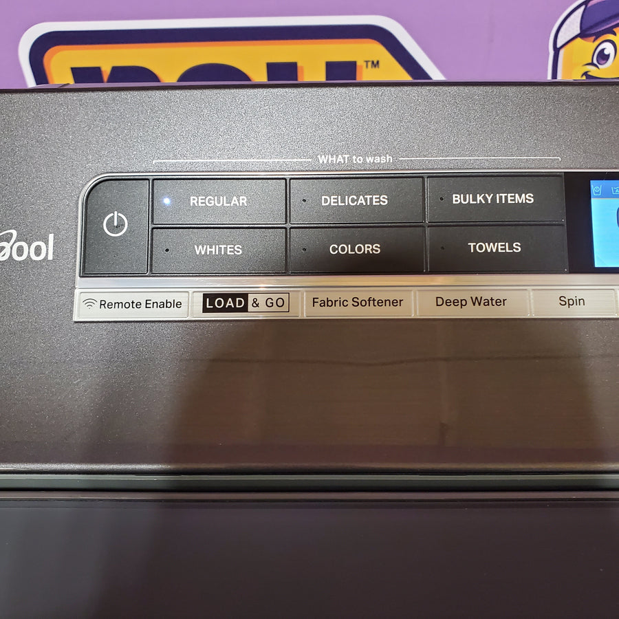 Whirlpool Chrome Shadow 5.2 - 5.3 cu. ft. ENERGY STAR Top Load Washer with 2 in 1 Removable Agitator and Load & Go™ Dispenser WTW8127LC - Scratch & Dent (Moderate)