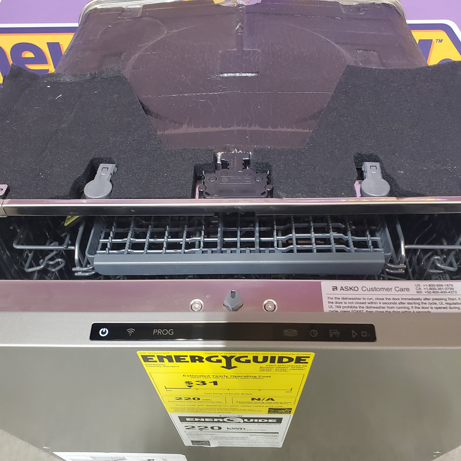 ASKO 50 Series Fully-Integrated Panel Ready Built-In Smart Dishwasher DFI565 - Open Box