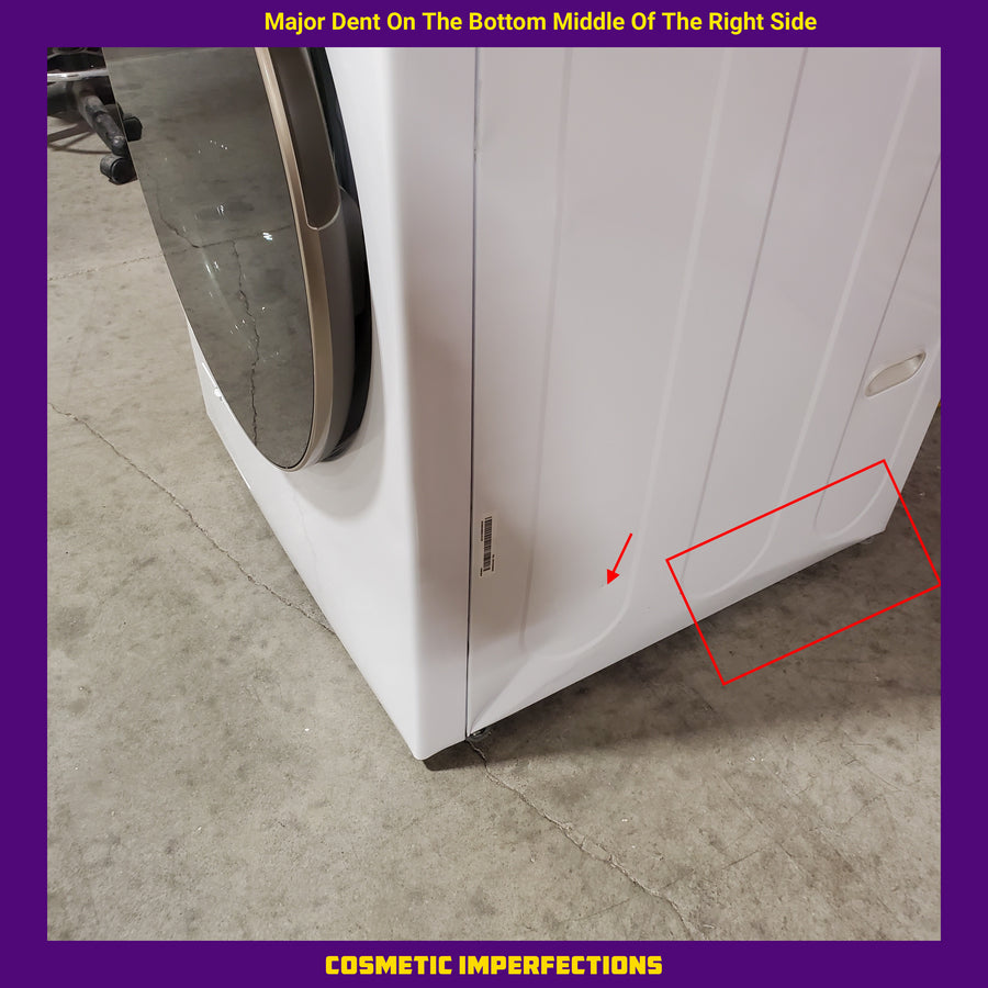 LG Front Load Wash Tower with Center Control 4.5 Cu. Ft. Washer and 7.4 Cu. Ft. Dryer WKE100HWA - Scratch & Dent (Moderate)