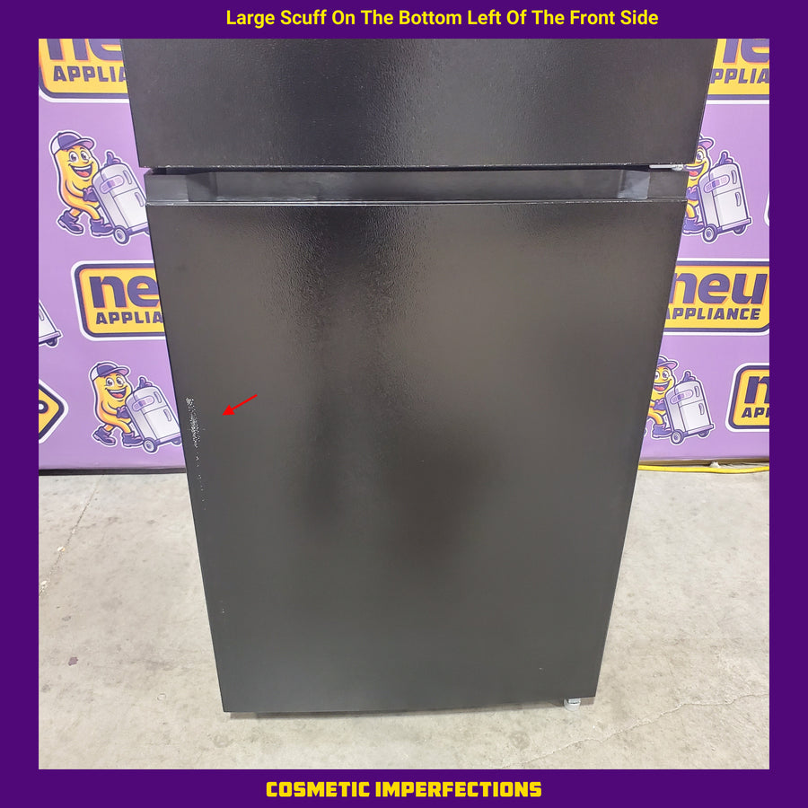 Frigidaire 19 Cu. Ft. Garage Ready Top Freezer Refrigerator in Black FRTE1814AB - Scratch & Dent (Moderate)