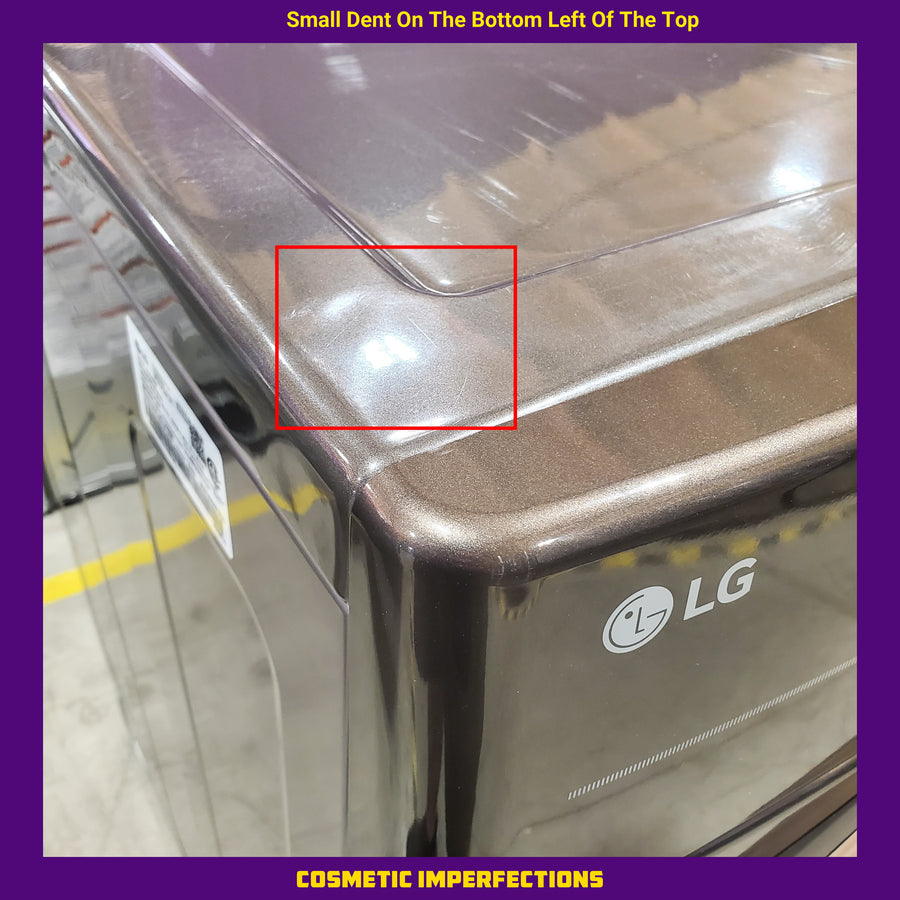 LG Front Load 4.5 Cu. Ft. Washer with TurboWash 360 Technology WM4000HBA - Scratch & Dent (Minor) and LG Smart Wi-Fi Enabled Front Load Electric 7.4 Cu. Ft. Dryer with TurboSteam 16265 - DLEX4000B - Scratch & Dent (Moderate)