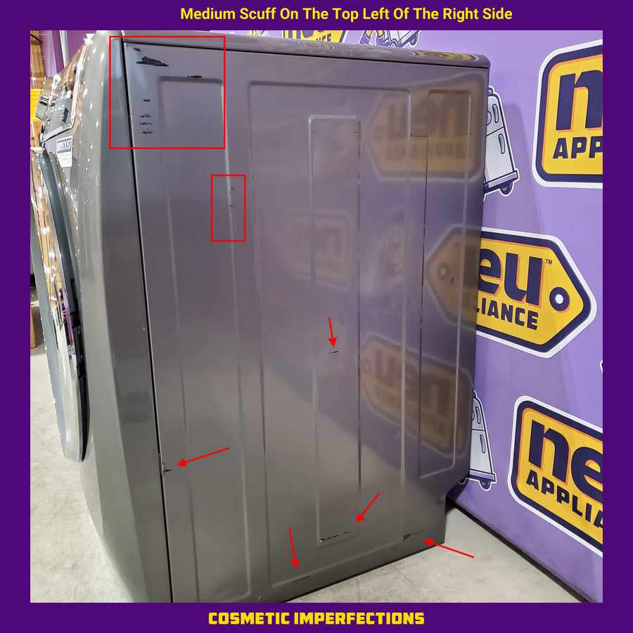 Electrolux Titanium Front Load 600 Series 4.5 Cu. Ft. Washer with Smartboost ELFW7637AT - Scratch & Dent (Minor) and Electrolux 500 Series Electric Steam 8.0 cu ft ENERGY STAR Dryer with Instant Refresh Cycle  ELFE7537AT - Scratch & Dent (Moderate)