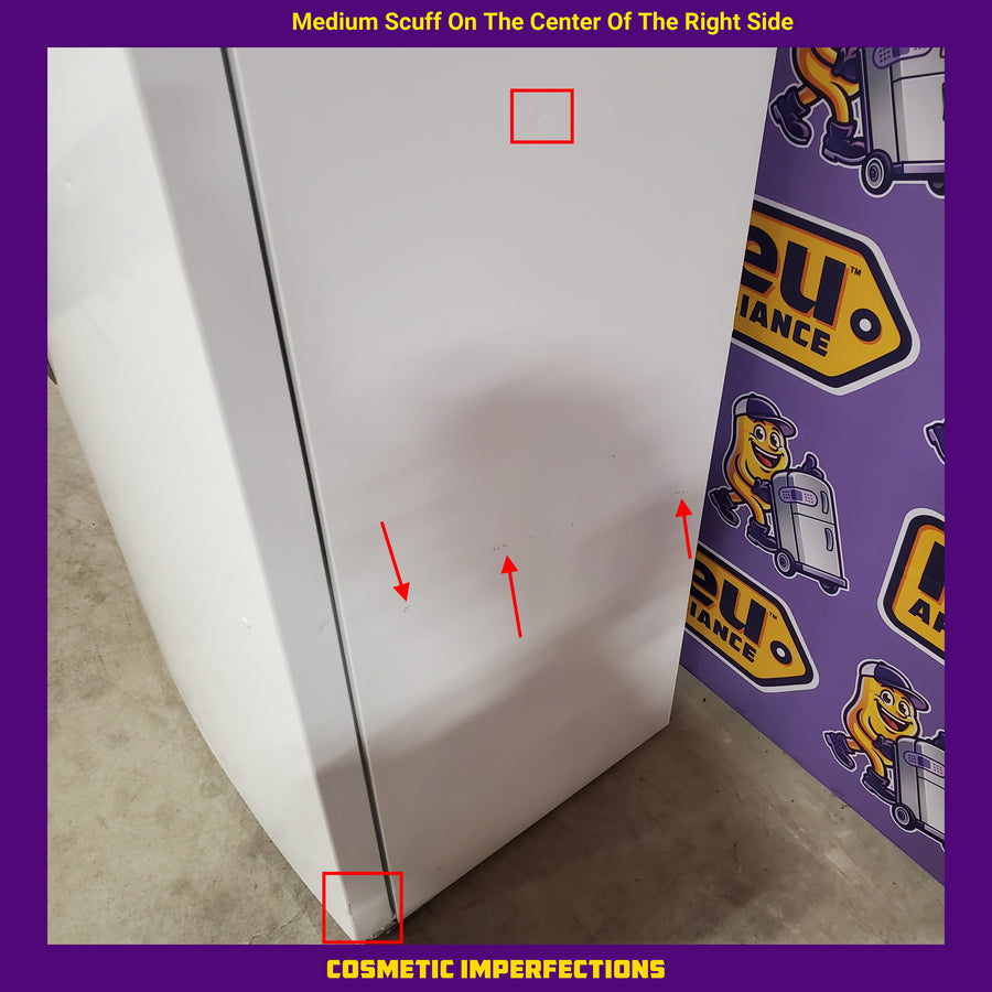 Frigidaire 20 Cu. Ft. ENERGY STAR Garage Ready White Upright Freezer with EvenTemp™ Cooling System FFUE2024AW - Scratch & Dent (Minor)