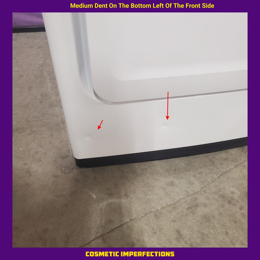 Samsung White Top Load 5.0 Cu. Ft. Washer with Active Water Jet WA50R5200AW - Open Box and Samsung White Electric 7.4 Cu. Ft. Dryer with Sensor Dry DVE50R5200W - Certified Refurbished