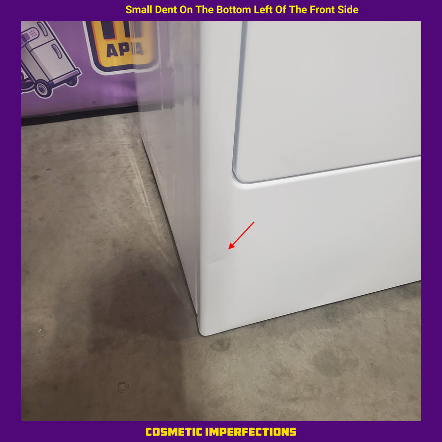 Maytag Top Load Style Electric Wrinkle Prevent 7.0 cu. ft. Dryer with Auto Dry MED4005SW - Scratch & Dent (Minor)