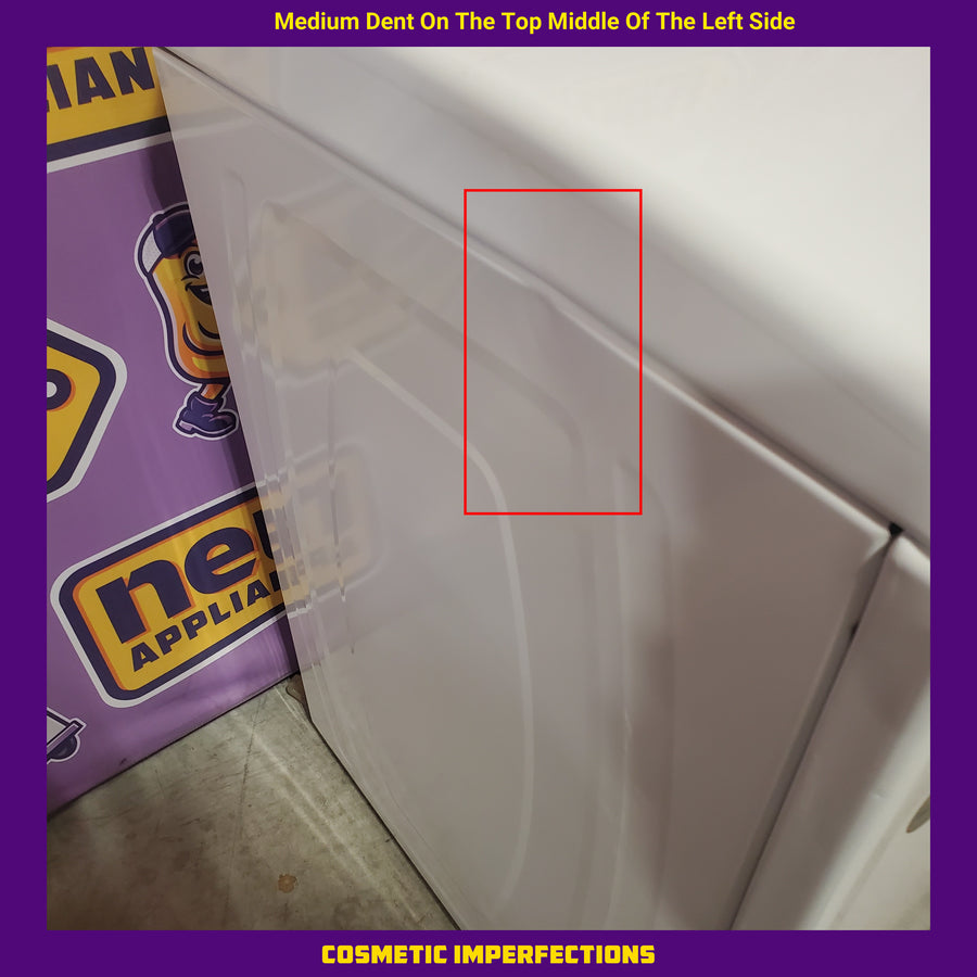 Whirlpool Top Load 4.7 Cu. Ft. Washer in White with 2-in-1 Removable Agitator WTW5057LW - Certified Refurbished and Whirlpool 7.0 cu. ft. Electric Dryer with Hamper Door WED5010LW - Certified Refurbished